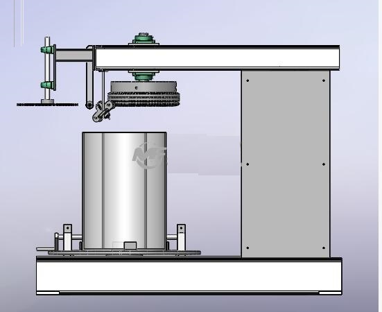 Machine d'emballage de tambour